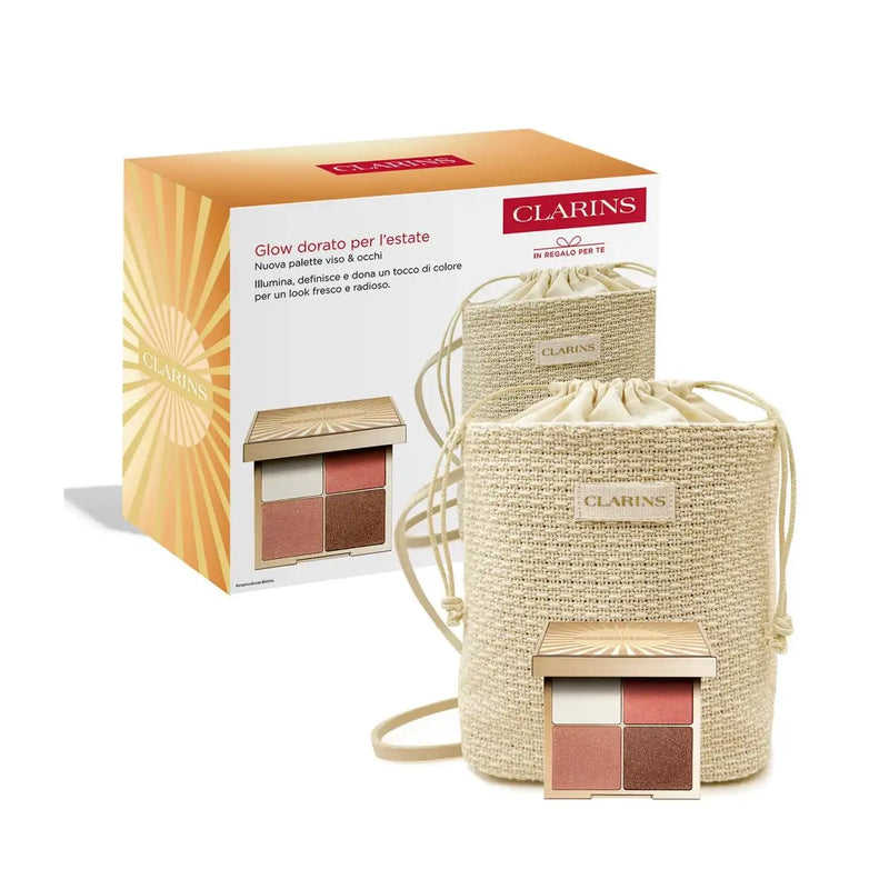clarins glow dorato set