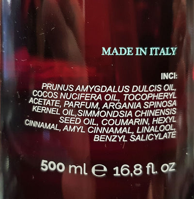 ischia olio elasticizzante inci