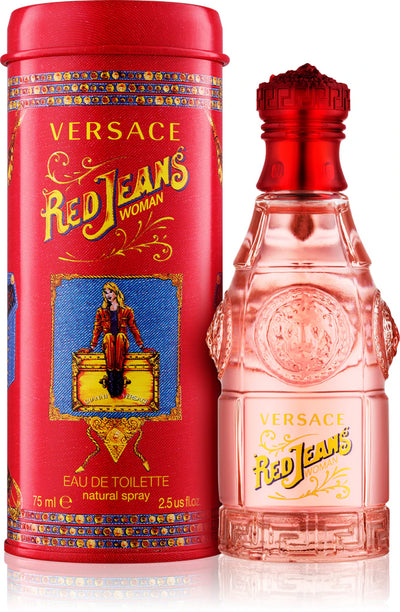 versace red jeans