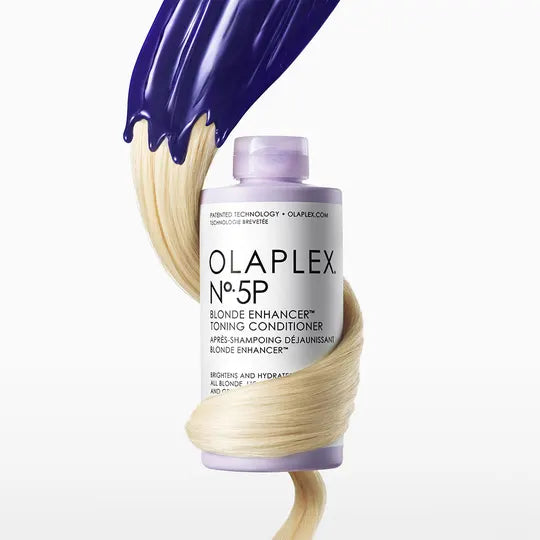 OLAPLEX N.5P Blonde Enhancer Toning Conditioner effetto