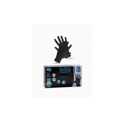 ROIAL GUANTI NERI IN NITRILE COLORE